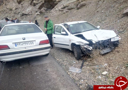 یک کشته و ۱۰ مصدوم در دو تصادف رانندگی