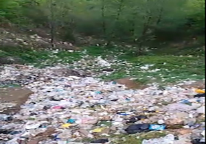 چهره ناخوشایند زباله در طبیعت بکر روستای سرسرا + فیلم