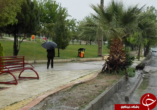 تصـاویر بارش باران بهاری در شهر خرم آباد