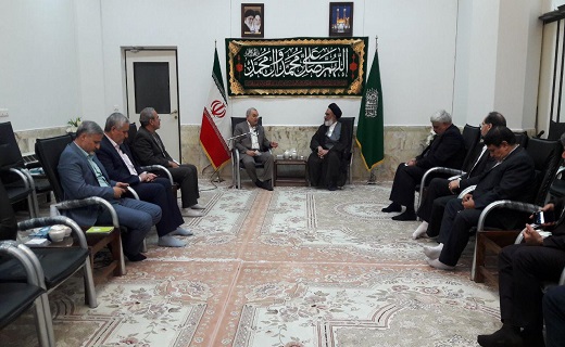 دیدار نوروزی استاندارقم با مسئولان استانی