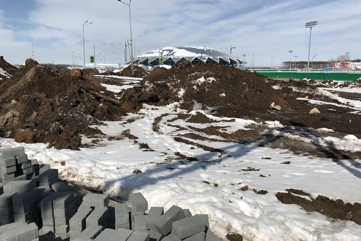 ورزشگاه سامارا همه را نگران کرد