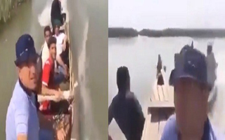 عاقبت هولناک سلفی گرفتن جوانان عراقی! +فیلم