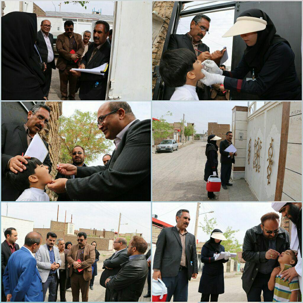 آغازطرح واکسیناسیون فلج اطفال درشهرستان تربت جام