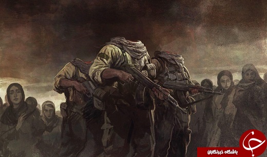 تصویری از جدیدترین تابلوی &laquo;حسن روح&zwnj;الامین&raquo;
