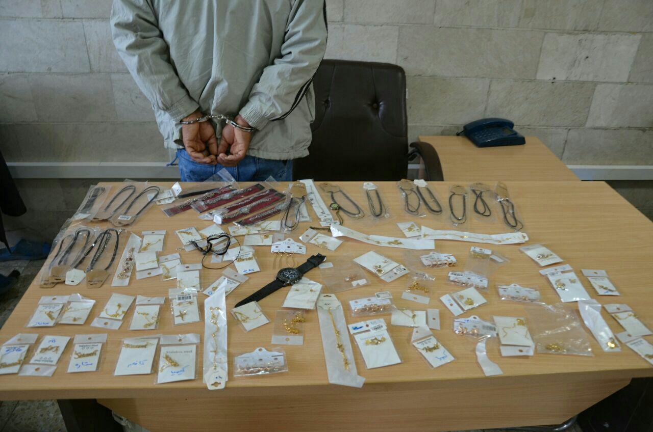 سارق بدلیجات دستش رو شد