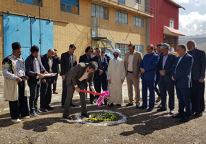 کلنگ زنی فاز دوم کارخانه آرد چهارمحال و بختیاری