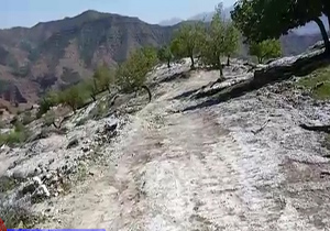 چشم‌انتظاری اهالی روستای «اسفندیاری شهیون» برای ساخت جاده + فیلم