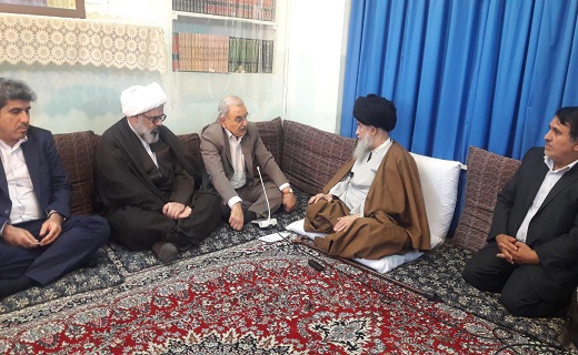 ادامه دیدارهای نوروزی استاندارقم با مراجع تقلیدو مسئولان استانی