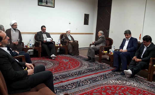 ادامه دیدارهای نوروزی استاندارقم با مراجع تقلیدو مسئولان استانی
