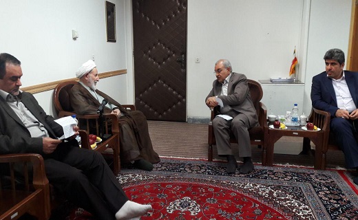 ادامه دیدارهای نوروزی استاندارقم با مراجع تقلیدو مسئولان استانی