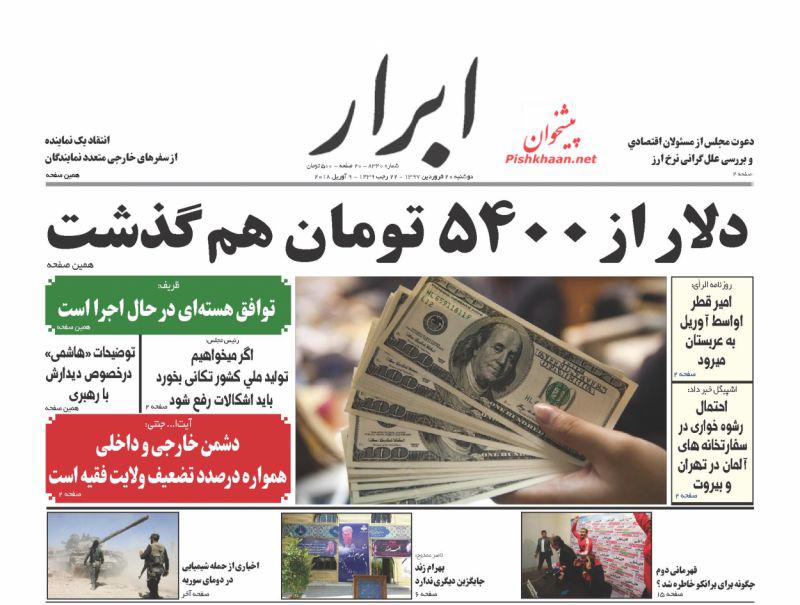 روزنامه ها