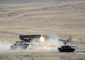 نیرو&zwnj;های ترکیه مواضع ارتش سوریه را در حلب گلوله باران کردند
