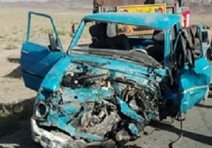 ۱۵ مجروح در سانحه رانندگی محور خاش