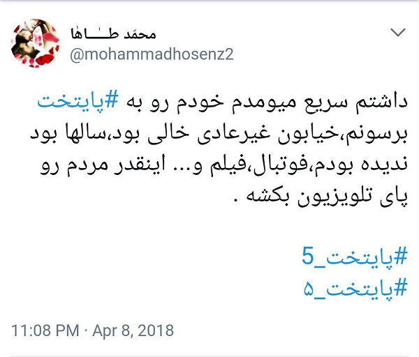 نظرات جالب کاربران پس از پایان سریال پایتخت