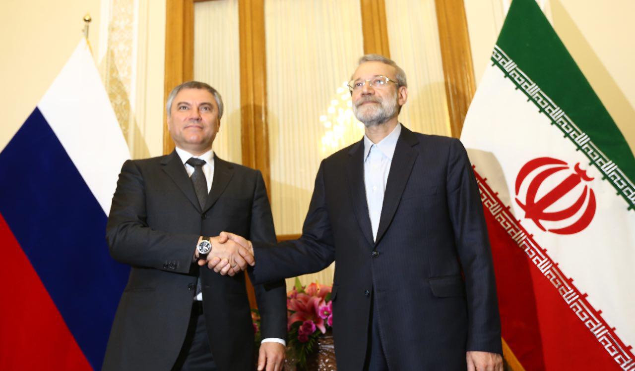 لاریجانی و رئیس دومای دولتی روسیه دیدار کردند