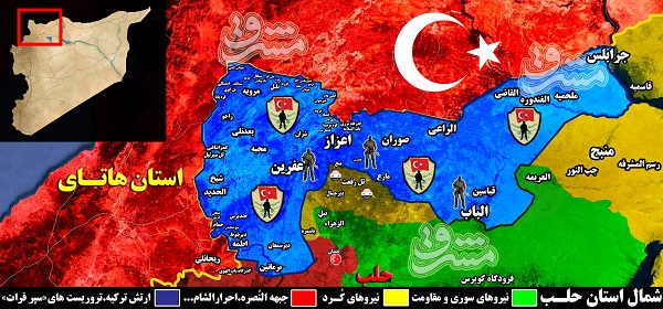 آرزوهای بلند پروازانه ترکیه برای اشغال مناطق تحت تصرف نیروهای کُرد/ آیا دندان طمع اردوغان در شمال سوریه کشیده می&zwnj;شود ؟ + نقشه میدانی و عکس