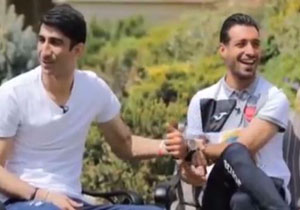 شوخی بیرانوند با ساعت شجاع خلیل زاده در گفتگو با برنامه نود +فیلم