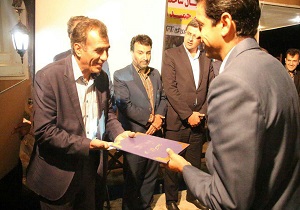 تجلیل از دروازه بان  تیم ملی فوتبال ساحلی کشور