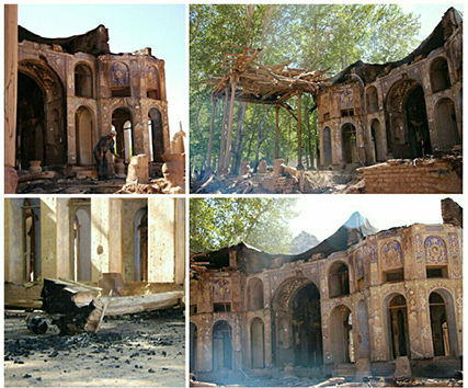 میراثی که طعمه حریق شد/ داغی بر جان باغ سرهنگ آباد