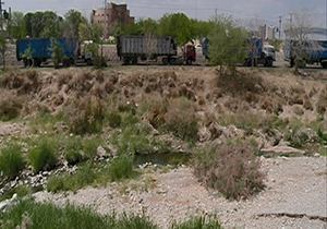 جابجایی انتقال ایستگاه تخلیه موقت زباله در شیراز