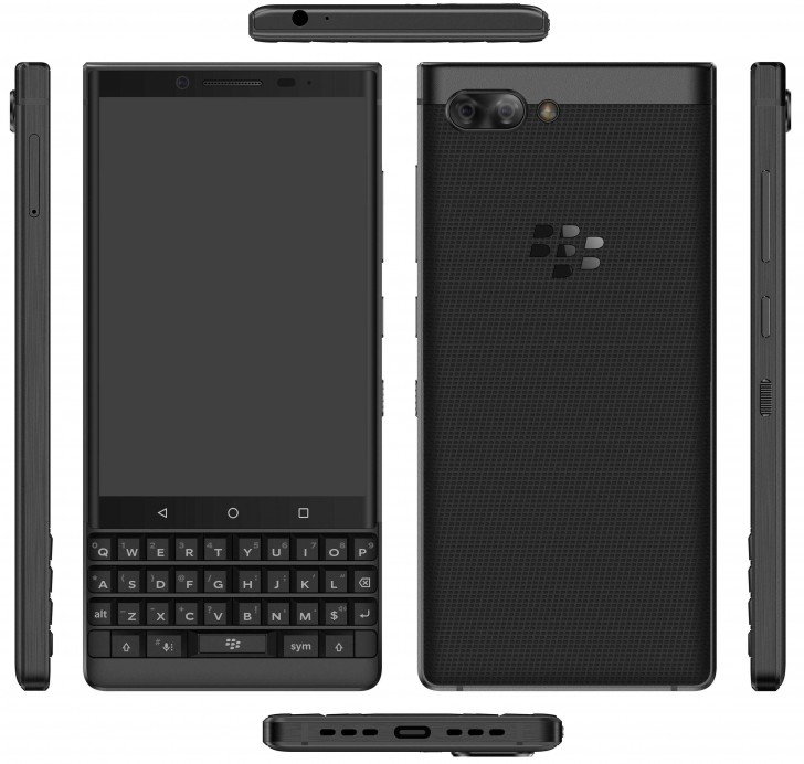 رندر گوشی جدید BlackBerry با دوربین دوگانه منتشر شد +تصاویر