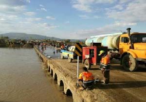 اجرای عملیات بازسازی پل روستای پوش آباد اشنویه