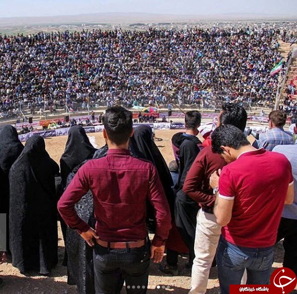 بازتاب برگزاری مسابقات کشتی با چوخه در اینستاگرام اتحادیه جهانی