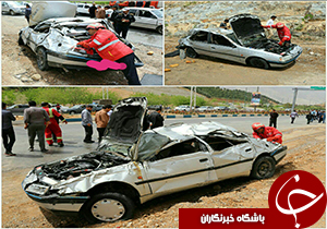دو کشته و دو مجروح  در تصادف رانندگی خرم آباد+عکس