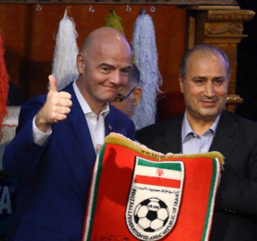 پیام تبریک رئیس فدراسیون جهانی فوتبال به باشگاه پرسپولیس
