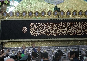 برگزاری مراسم عزاداری امام موسی کاظم(ع)‌ در حرم کریمه اهل‌بیت(س)