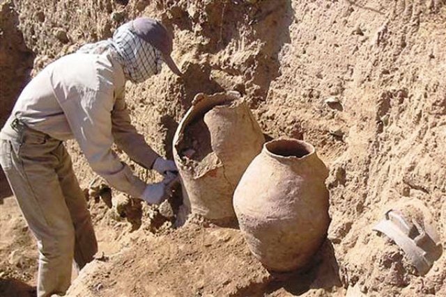 دستگیری حفار غیر مجاز آثار باستانی در چرداول