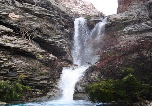 نمایی زیبا از آبشار زیبای بابا روزبهان + فیلم