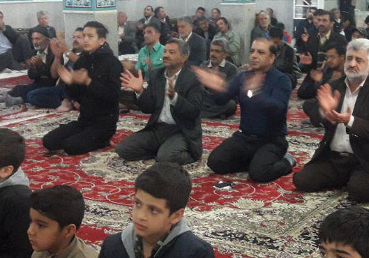 مولودی خوانی عید مبعث در گلدشت + فیلم