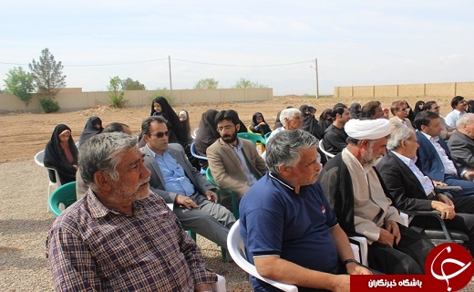 کلنگ زنی آموزشگاه خیری در ابراهیم&zwnj;آباد رستاق + تصاویر