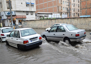 آبگرفتگی شدید در خیابان‌های "باشت" + فیلم