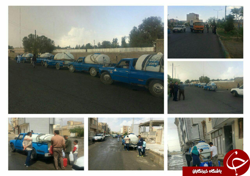 استقرار تانکر&zwnj;های آبرسانی در زاهدان/ عملیات ترمیم خطوط تا غروب ادامه دارد