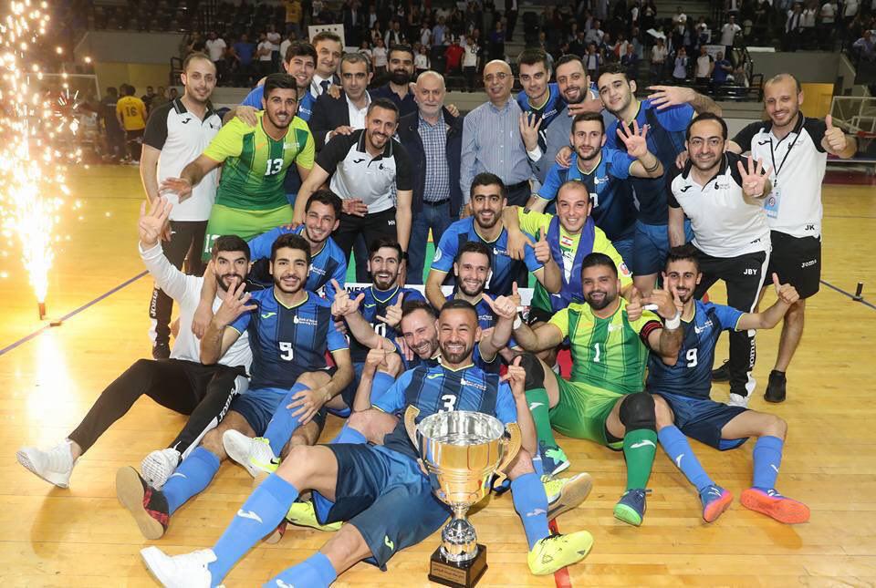 طاهری با تیم بانک بیروت قهرمان شد