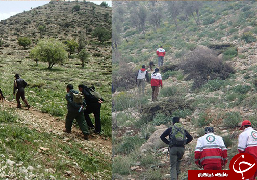 نجاتگران هلال احمر فارس در جستجوی مرد گم شده