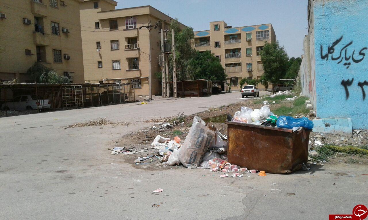 وضعیت اسفناک بهداشت خیابان&zwnj;ها در اهواز + تصاویر