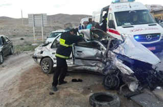 فوت چهار نفر در سه تصادف رانندگی در جاده‌های برون‌شهری اصفهان