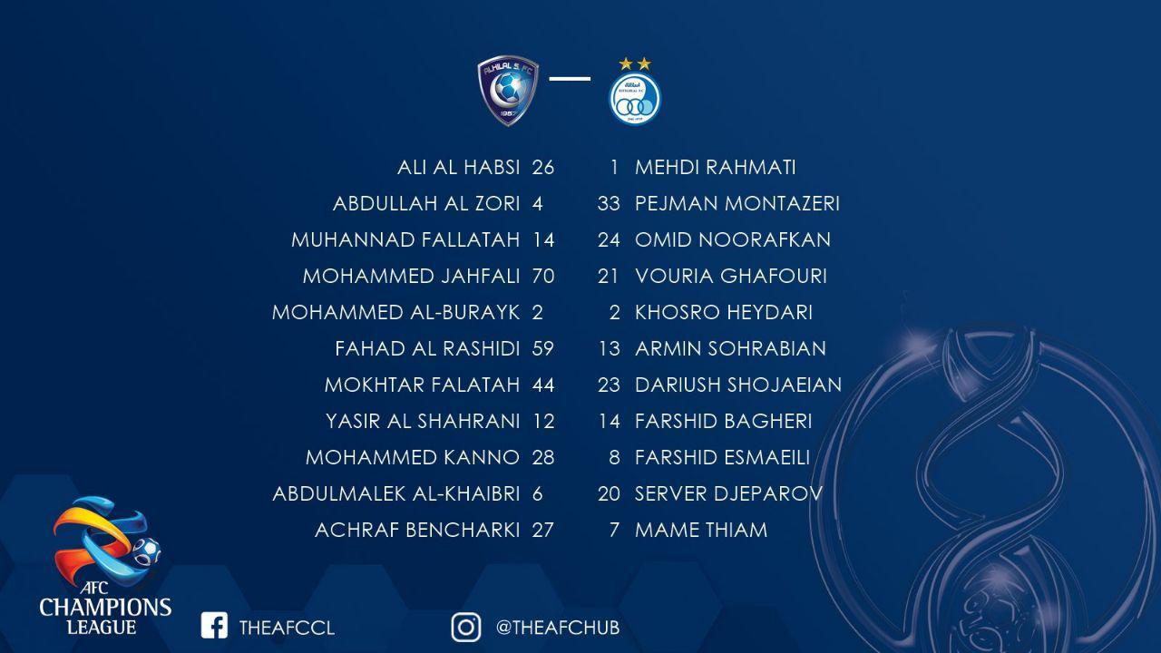 گزارش لحظه به لحظه/ استقلال صفر - الهلال صفر گزارش لحظه به لحظه/ استقلال صفر - الهلال صفر