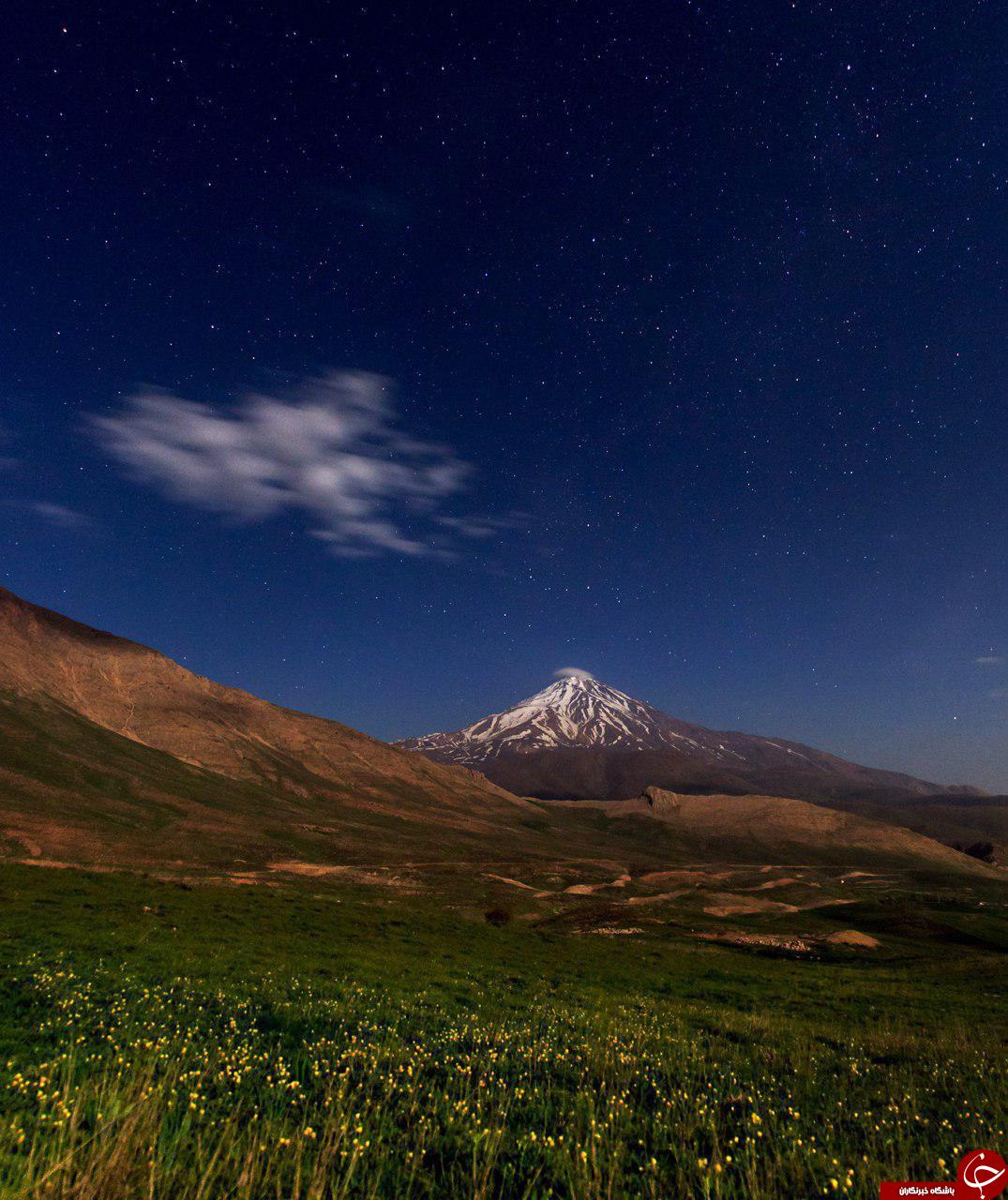 قله دماوند از نمایی بسیار زیبا +عکس