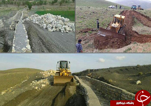 اجرای ۲ طرح آبخیزداری در شهرستان ازنا