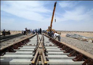 پیشرفت 60 درصدی فاز اول راه آهن "یاسوج-اقلید"