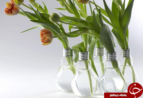 ایده&lrm;های جالب برای استفاده دوباره از لامپ&lrm;ها