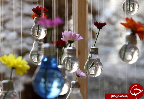 ۷ ایده جالب برای استفاده دوباره از لامپ ها