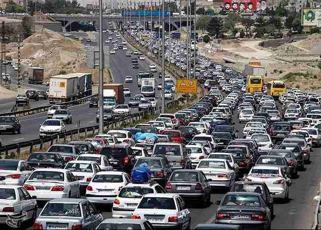 ترافیک نیمه سنگین در آزاد راه تهران-کرج