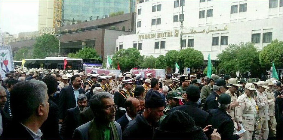 تشیع پیکر پاک و مطهر شهداء حادثه میرجاوه در مشهد