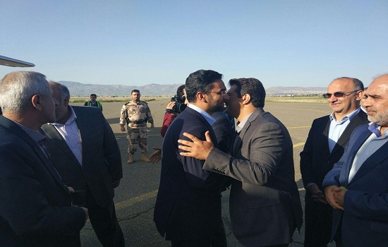 وزیر ارتباطات وارد کرمانشاه شد