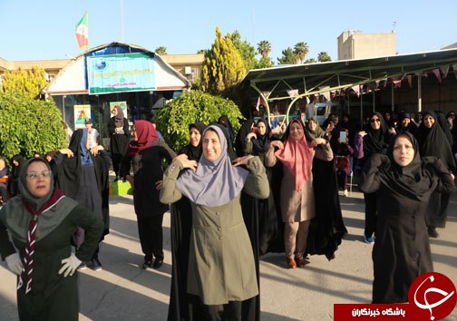 برگزاری برنامه ورزشی ویژه ادارات آموزش و پرورش در شیراز